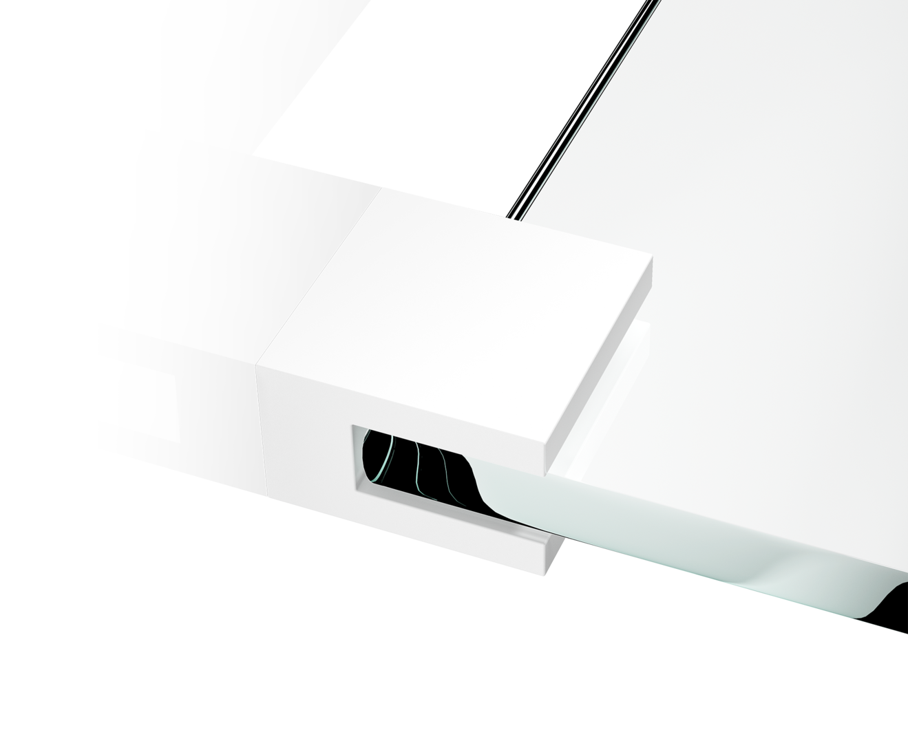 0561250 ДЕРЖАТЕЛИ ДЛЯ СТЕКЛЯННОЙ ПОЛКИ CO GKH DECOR WALTHER CORNER 