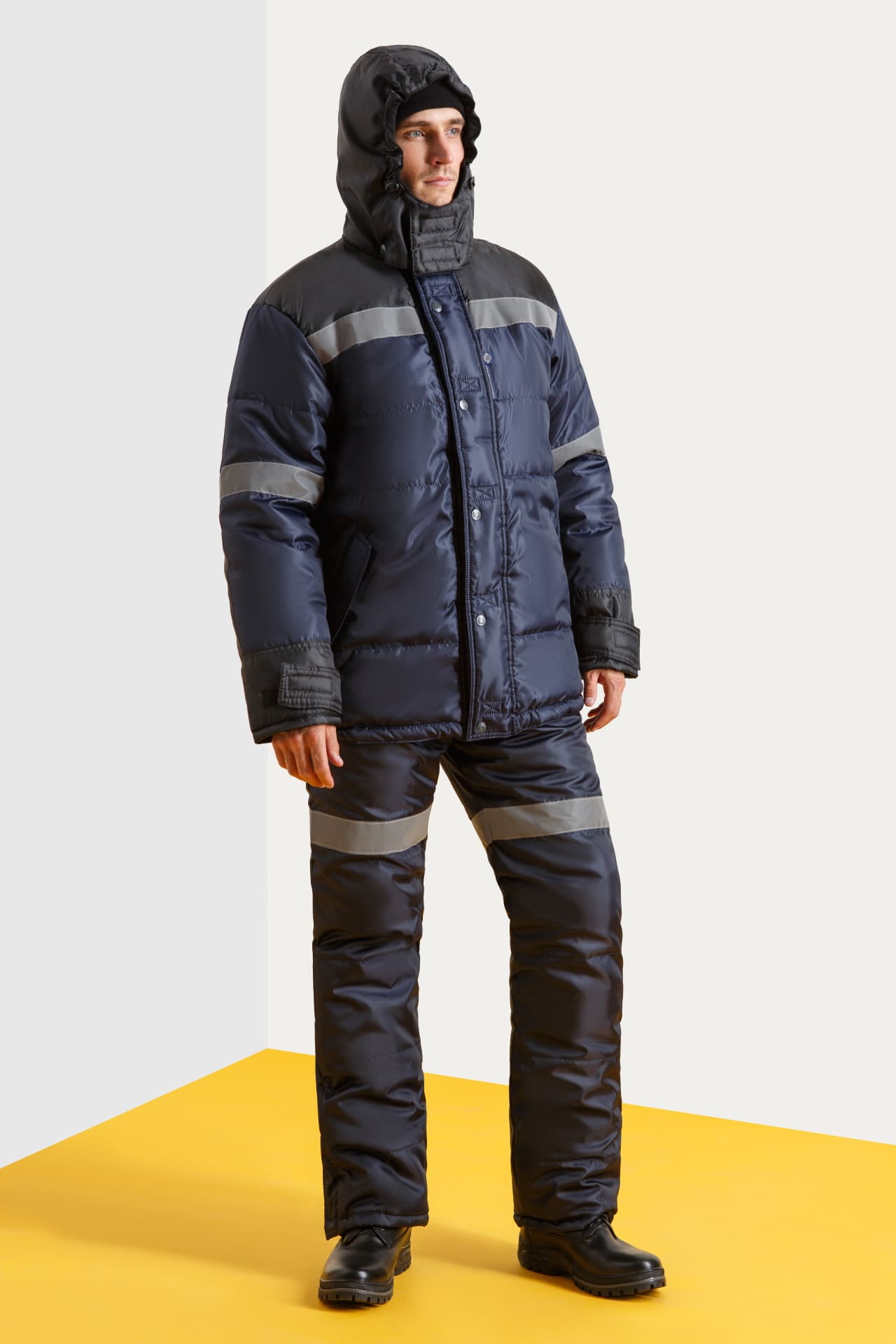 64937 Куртка  утепленная ткань "Оксфорд" с СВП (СОП) VeyGar  Зимняя спецодежда Santreyd  - Вид №12