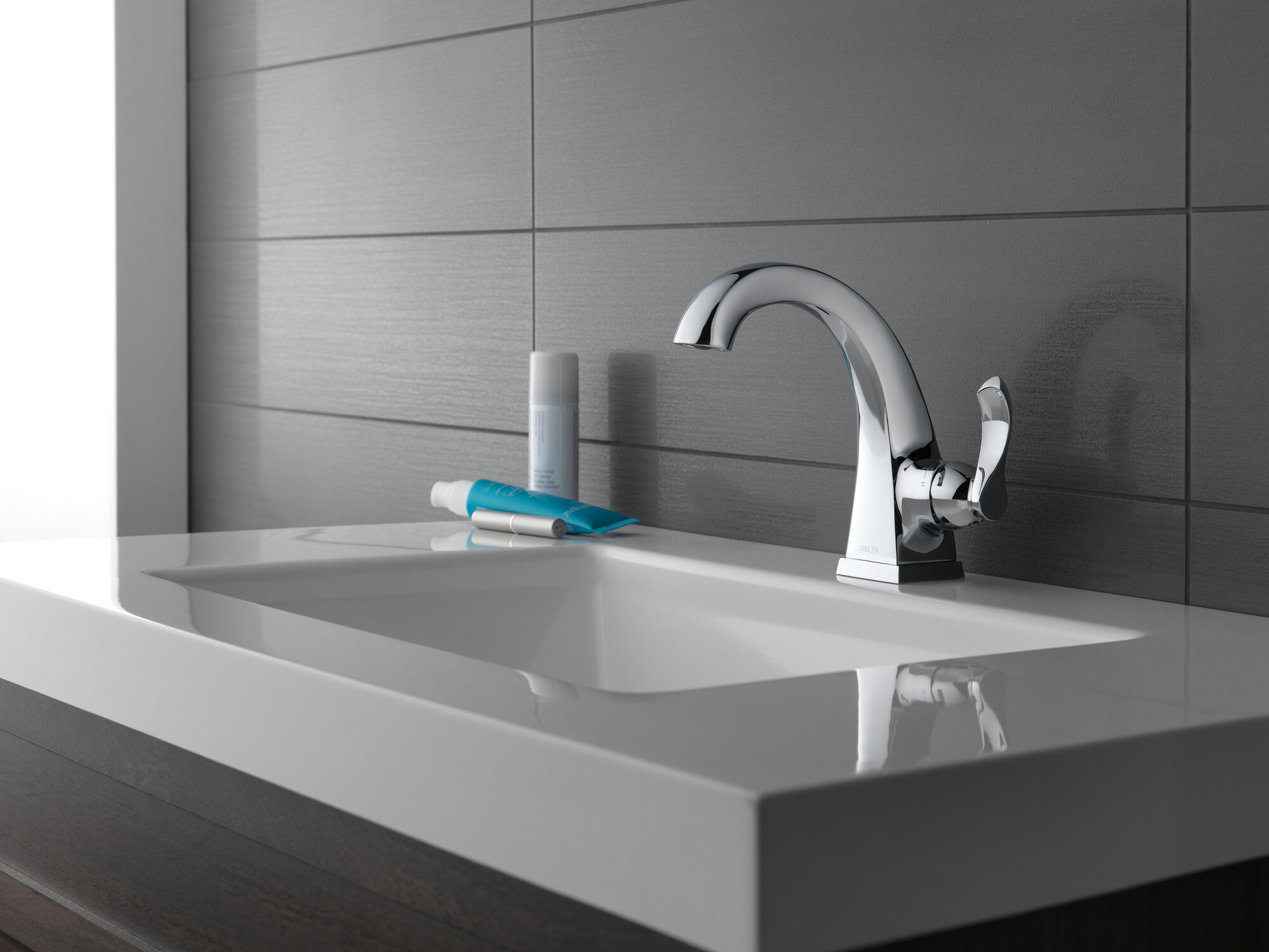 15741LF Смеситель Centerset с одной ручкой Delta Faucet Everly Хром  - Вид №9
