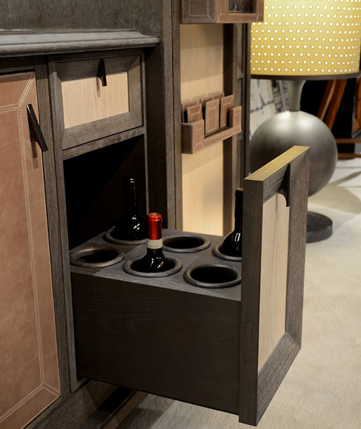 Книжный шкаф NEW QUADRO ANNIBALE COLOMBO W 1393 - D 1494  - Вид №2