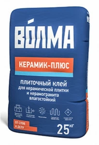 Клей плиточный цементный Волма-Керамик плюс 25 кг (вн.и наружн.)