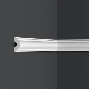 Молдинг полистирол ударопрочный Format 25001D белый 12x25x2000 мм