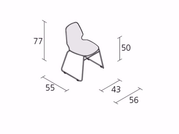 Штабелируемый стул для салазок Alias Таормина ARCH-00051562 - Вид №4