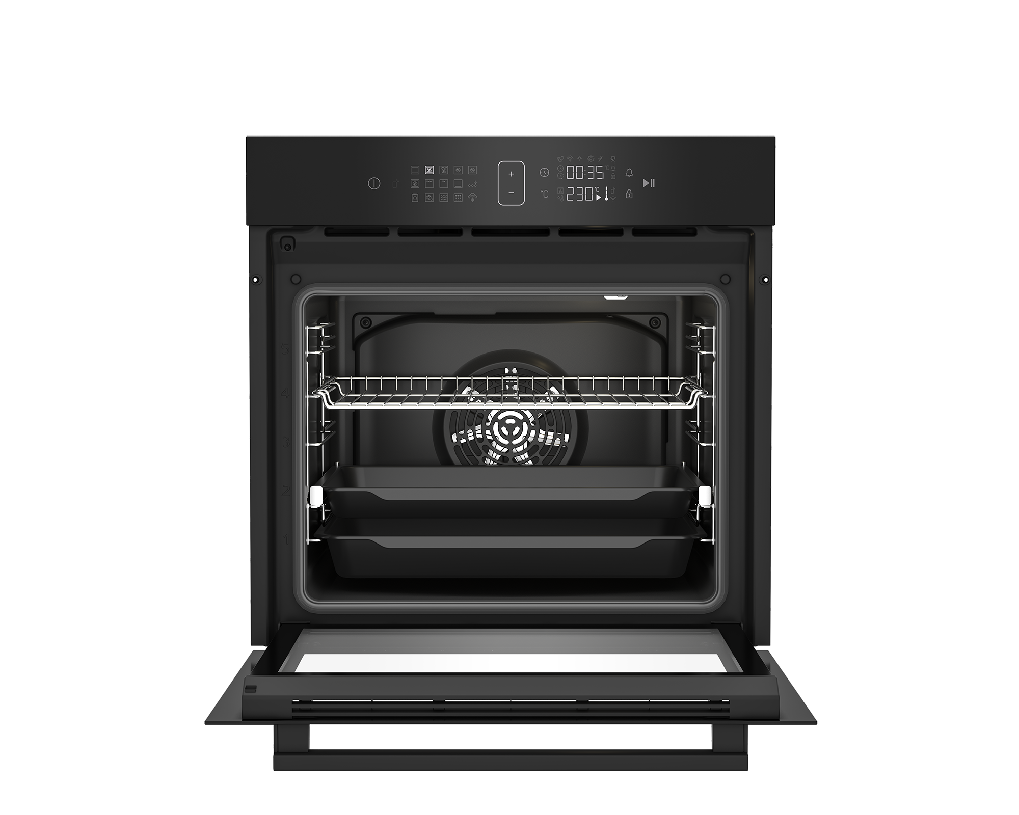 9106625 Электрический духовой шкаф Hotpoint FE8 1351 SH BLG черный STDN-0101736 - Вид №1