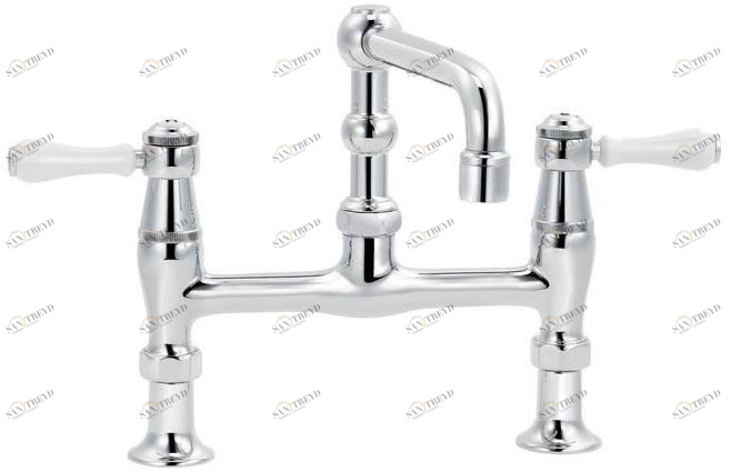 rvb Смеситель для раковины мостовой на 2 отверстия на террасе 1935 limoges 1935.--.15