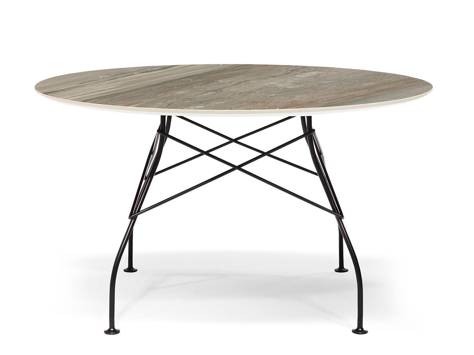 Круглый обеденный стол из керамогранита Kartell GLOSSY ARCH-00051866 - Вид №34