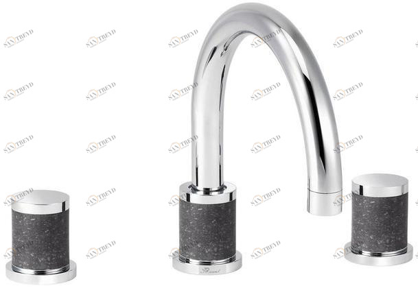 rvb Смеситель для раковины на 3 отверстия Flamant docks 4080.--.45