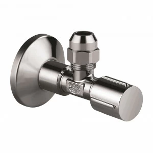 Вентиль угловой GROHE 1/2 дюйма-3/8 дюйма, 1 шт, темный графит, глянец (22039A00)