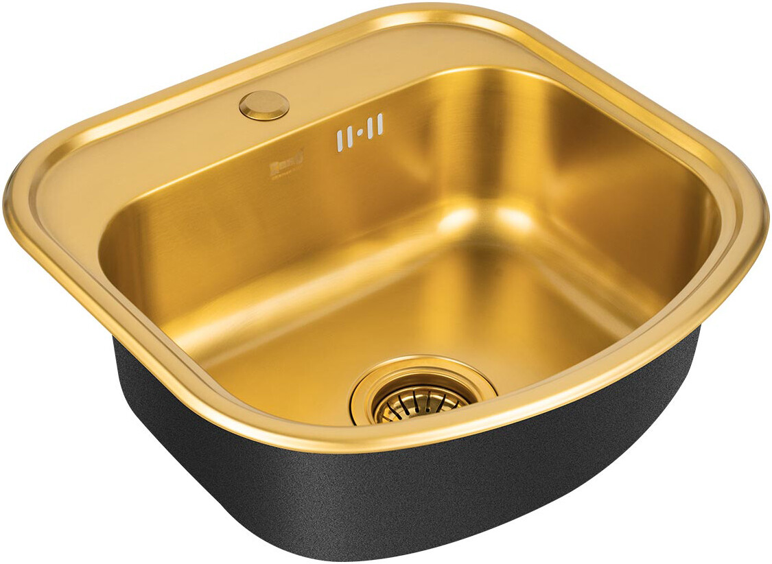 Мойка кухонная ZorG Inox SZR 4749 BRONZE из нержавеющей стали, бронза