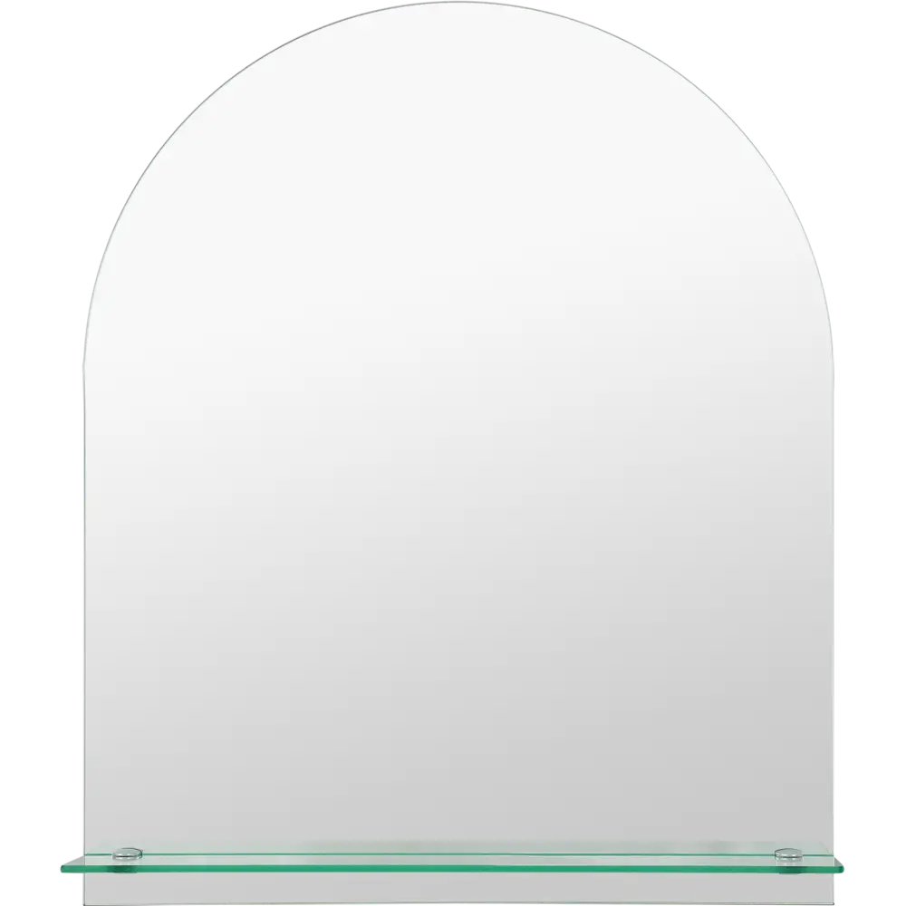 11901445 Зеркало для ванной Omega Glass NNKP211М с полкой 50x60 см арка STLM-0973408 Бытовое зеркало с полкой - Вид №1