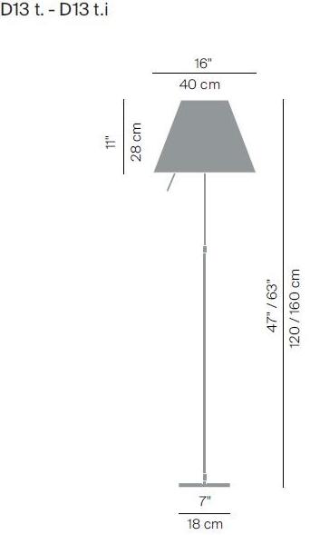 LUCEPLAN Торшер LED из поликарбоната Costanza sun-id-1459817 - Вид №1