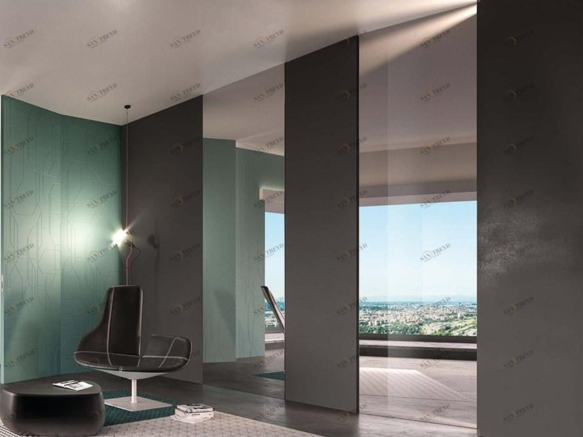 BARAUSSE Дверь заподлицо с дверцей с зеркальным эффектом Secret sun-id-1377985