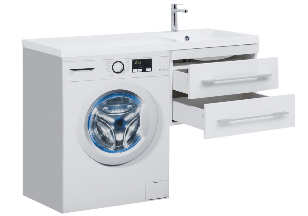 Тумба с раковиной Aquanet Нота 120 R белый 0017148300239568 - Вид №1