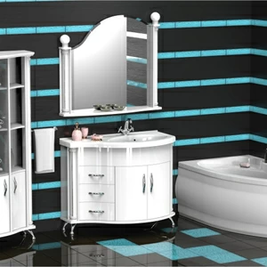 Комплект мебели для ванной Belux Ария 110
