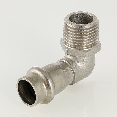 VTi.953.I.002204 Фитинг из нержавеющей стали – пресс-угольник с наружной резьбой Valtec 22 мм х 1/2"  - Вид №3