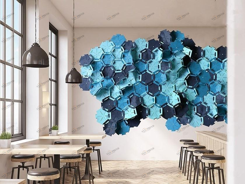 Slalom Акустическая панель стеновая в пэт Felt sun-id-1476616