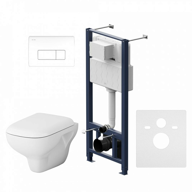 IS48001.801700 Инсталл с клав Pro M белый с подв унит FlashClean с сид м/л AM.PM Like