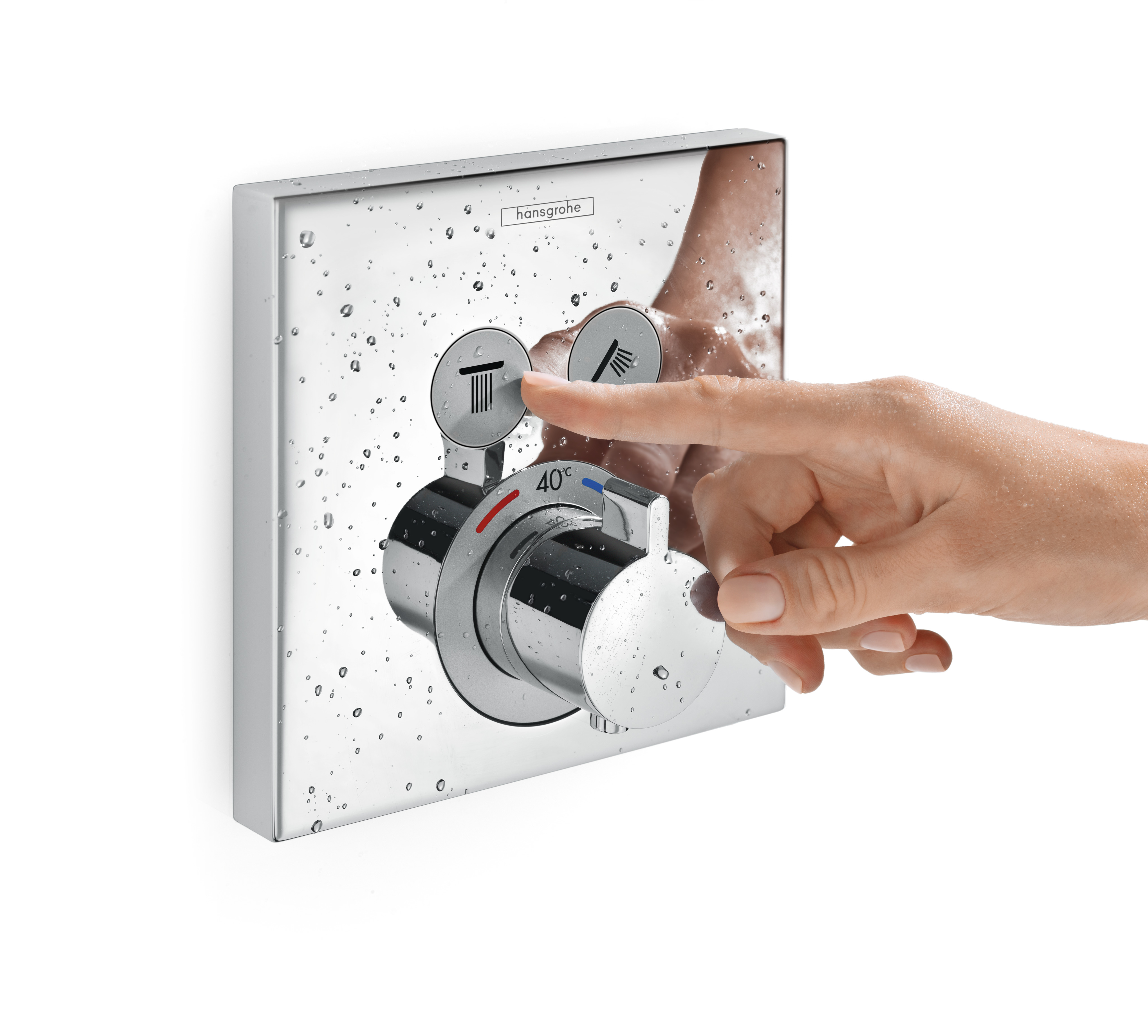 15763140 ShowerSelect Термостат скрытого монтажа на 2 функции Hansgrohe  - Вид №7