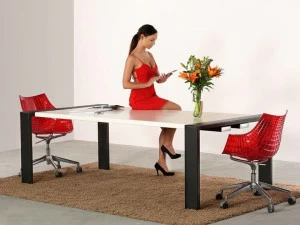 Wissmann raumobjekte Прямоугольный лакированный обеденный стол  610