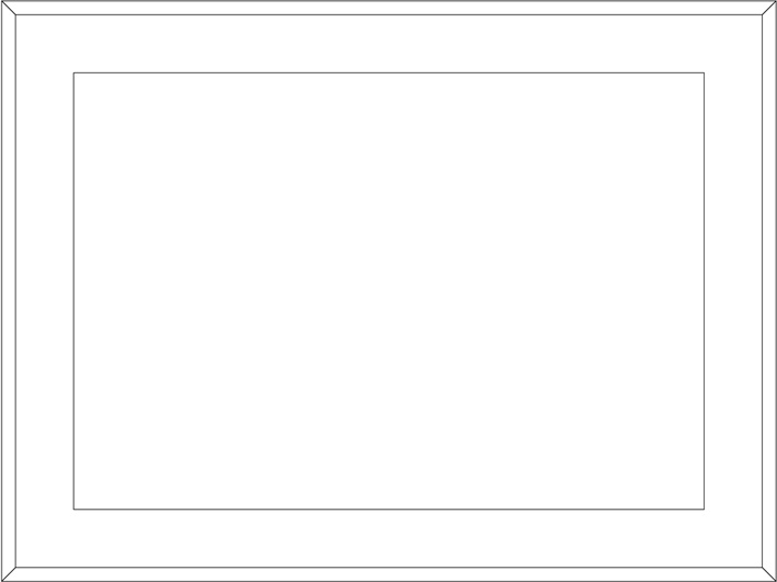 BY 2205 Зеркало в багетной раме cо встроенным LED-светильником 25,5 W EVOFORM Ledside - Вид №1
