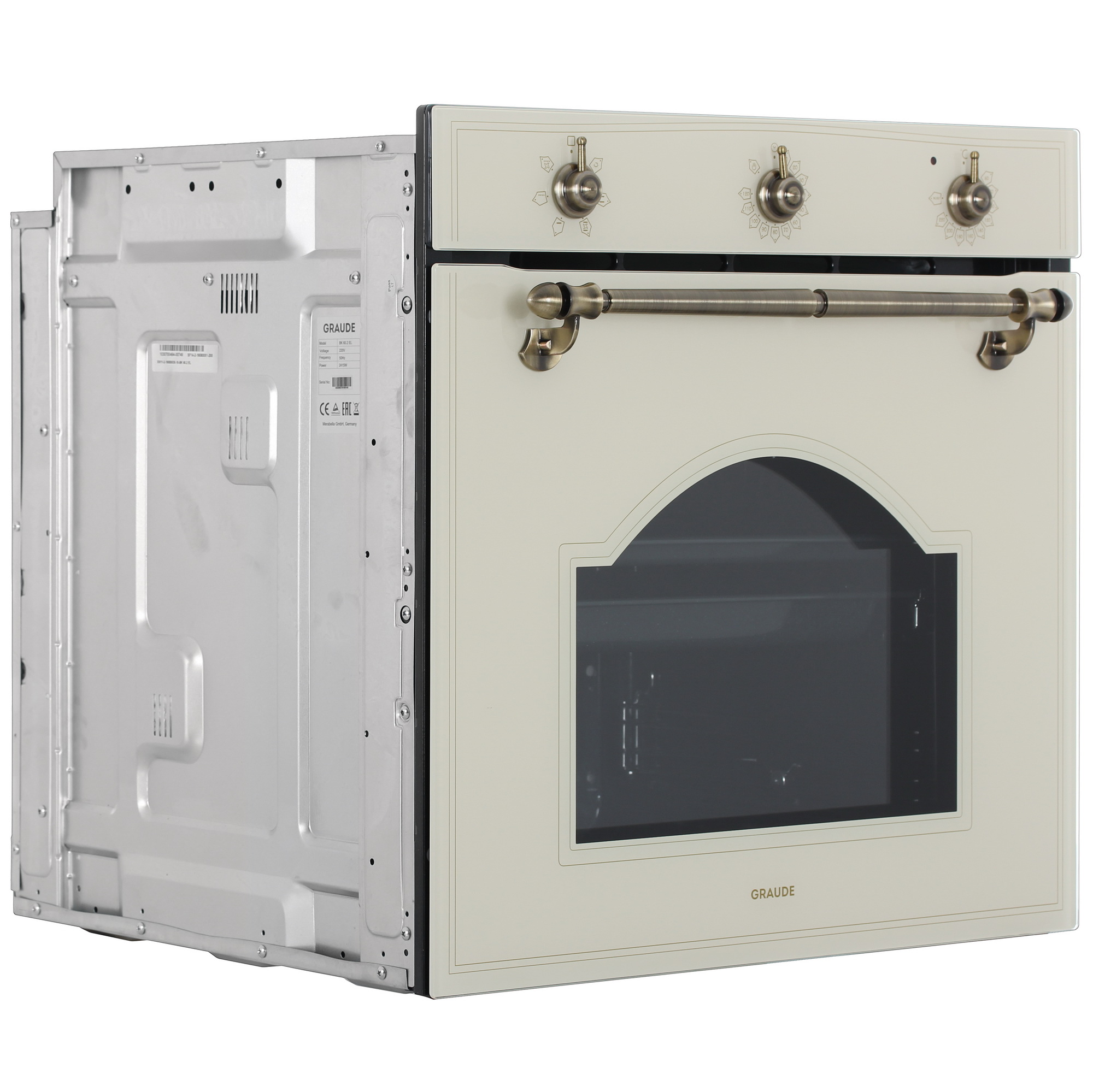 1319575 Электрический духовой шкаф Graude BK 60.2 EL бежевый STDN-0071668 - Вид №1