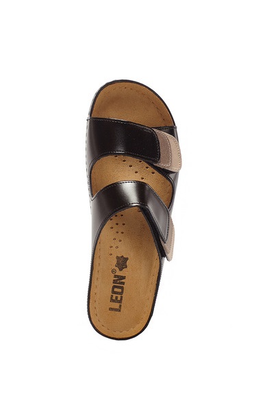 62384 Сандалии "Leon" женские черные LEON  Врач  размер 40  - Вид №1