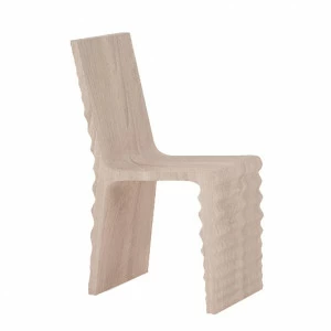 Стул деревянный 85х57 см беленый дуб Wave ODINGENIY ДИЗАЙНЕРСКИЕ 178394 Бежевый