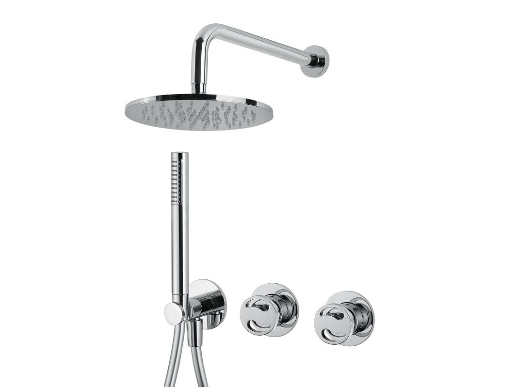 Хромированный латунный настенный смеситель для ванны Bugnatese тысяча девятьсот пятьдесят ARCH-00098506