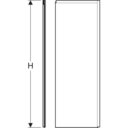558.316.00.1 Задний элемент Porsgrund Showerama 10-5 Geberit  - Вид №3