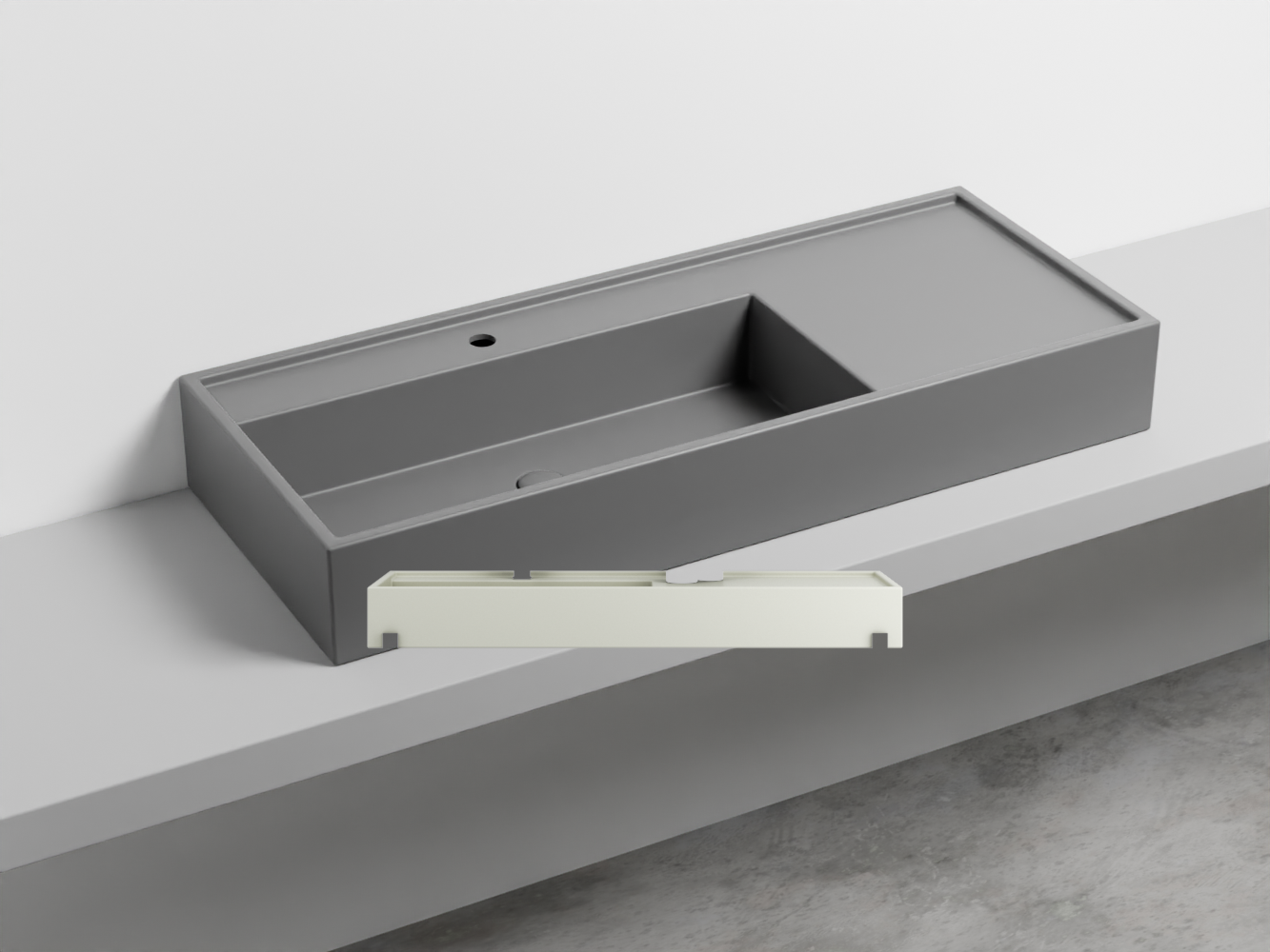 PNLA-PM Керамическая раковина на одно отверстие 140 cielo Plinio Ceramica Cielo