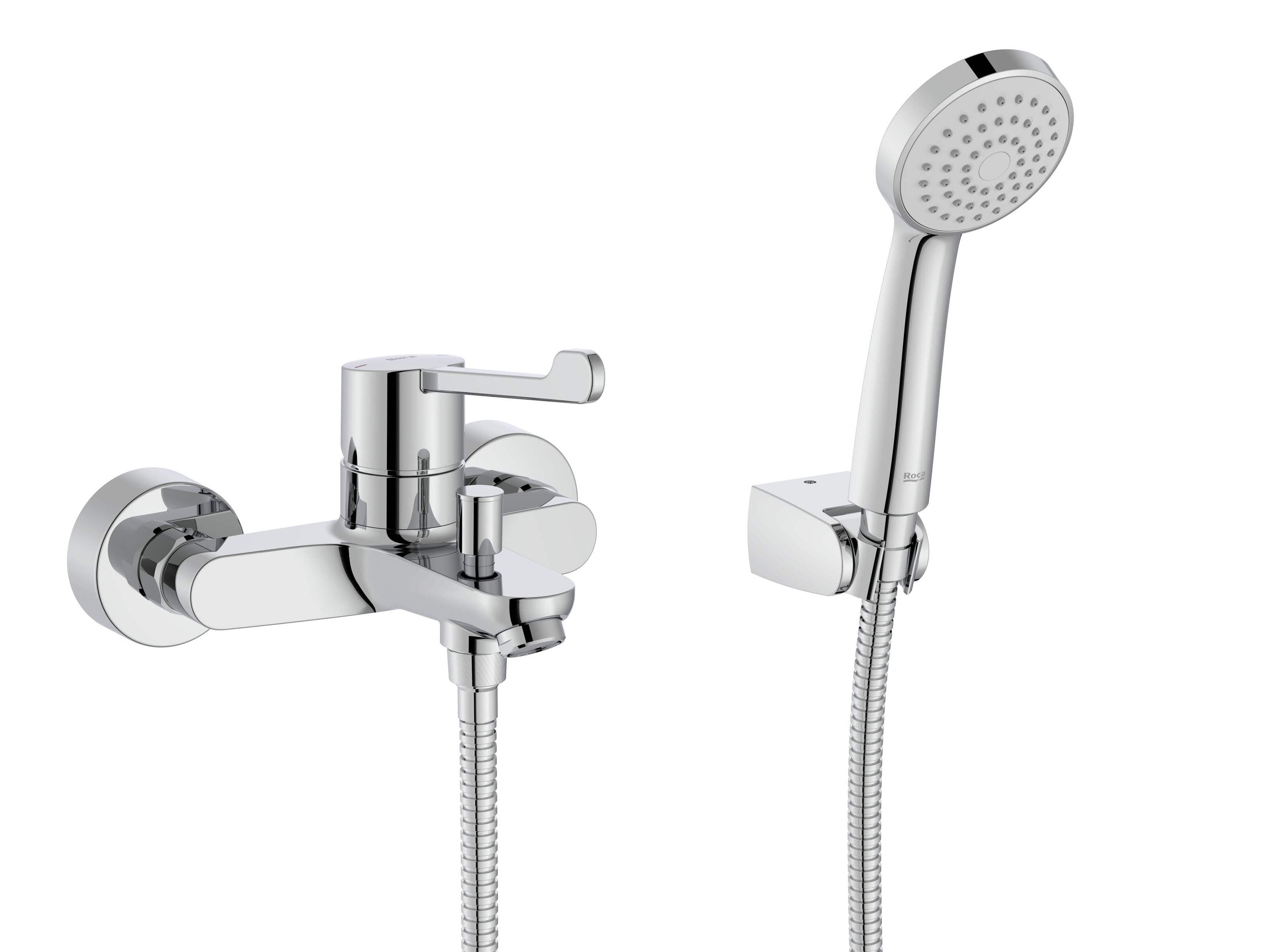 Латунный внешний смеситель для ванны с ручным душем Roca Victoria ARCH-00128821 - Вид №1