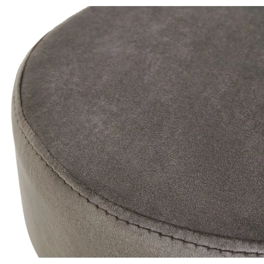 Santreyd Круглый бархатный пуф в серо-бежевых тонах 85667430 STLM-0065091 - Вид №1