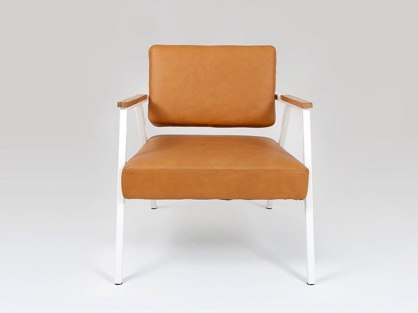 Liqui Contracts Кожаное кресло с подлокотниками Studio sun-id-1454380 - Вид №2