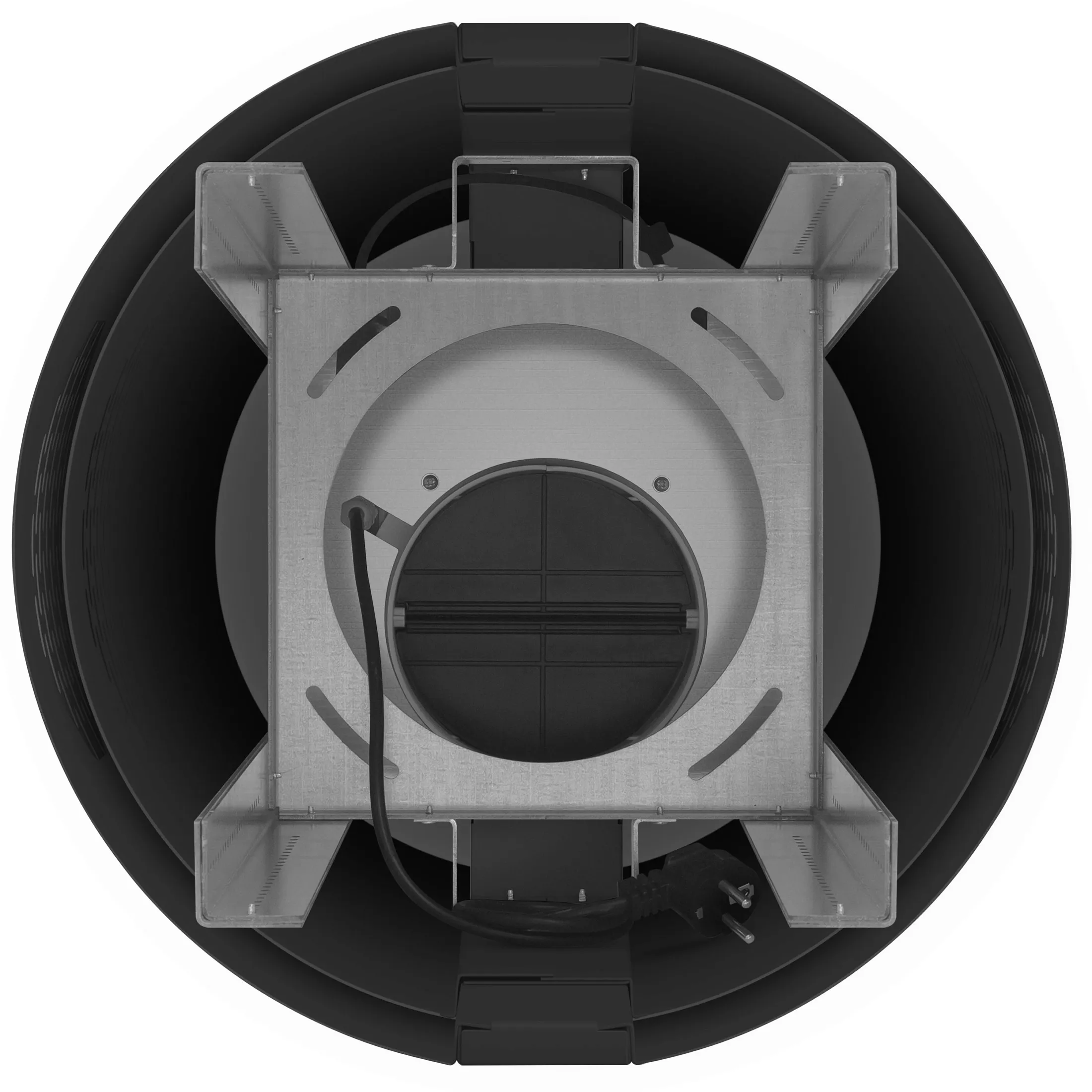 9243929 Вытяжка островная Meferi TUBE40BK ISLA POWER черный/черный STDN-0021846 - Вид №14