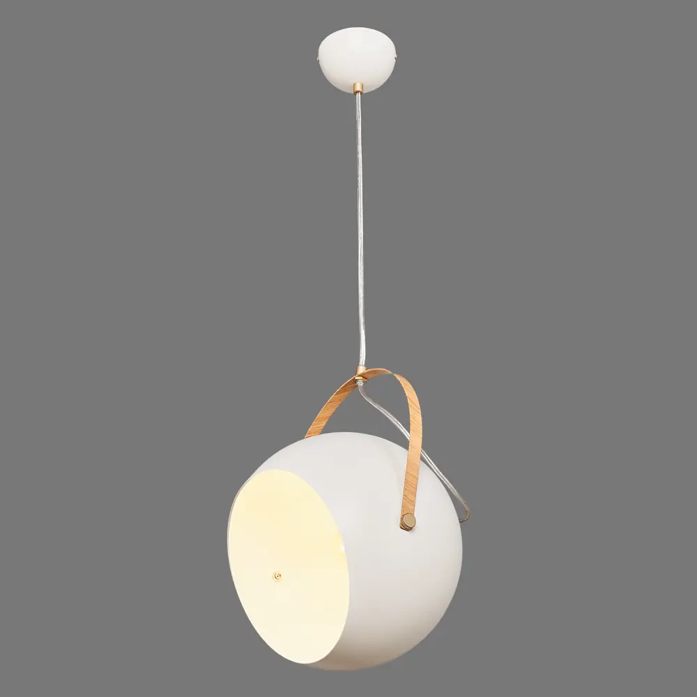 Люстра подвесная Morilla L1161-1, 1 лампа, 3 м², цвет белый LAMPLANDIA STLM-2185950 - Вид №2