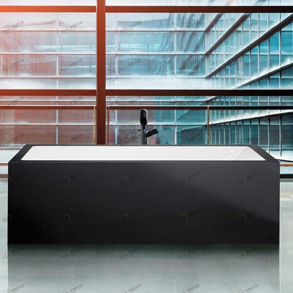 Ванна отдельностоящая Black Tears Senses Box Aquamass SENSESBOX