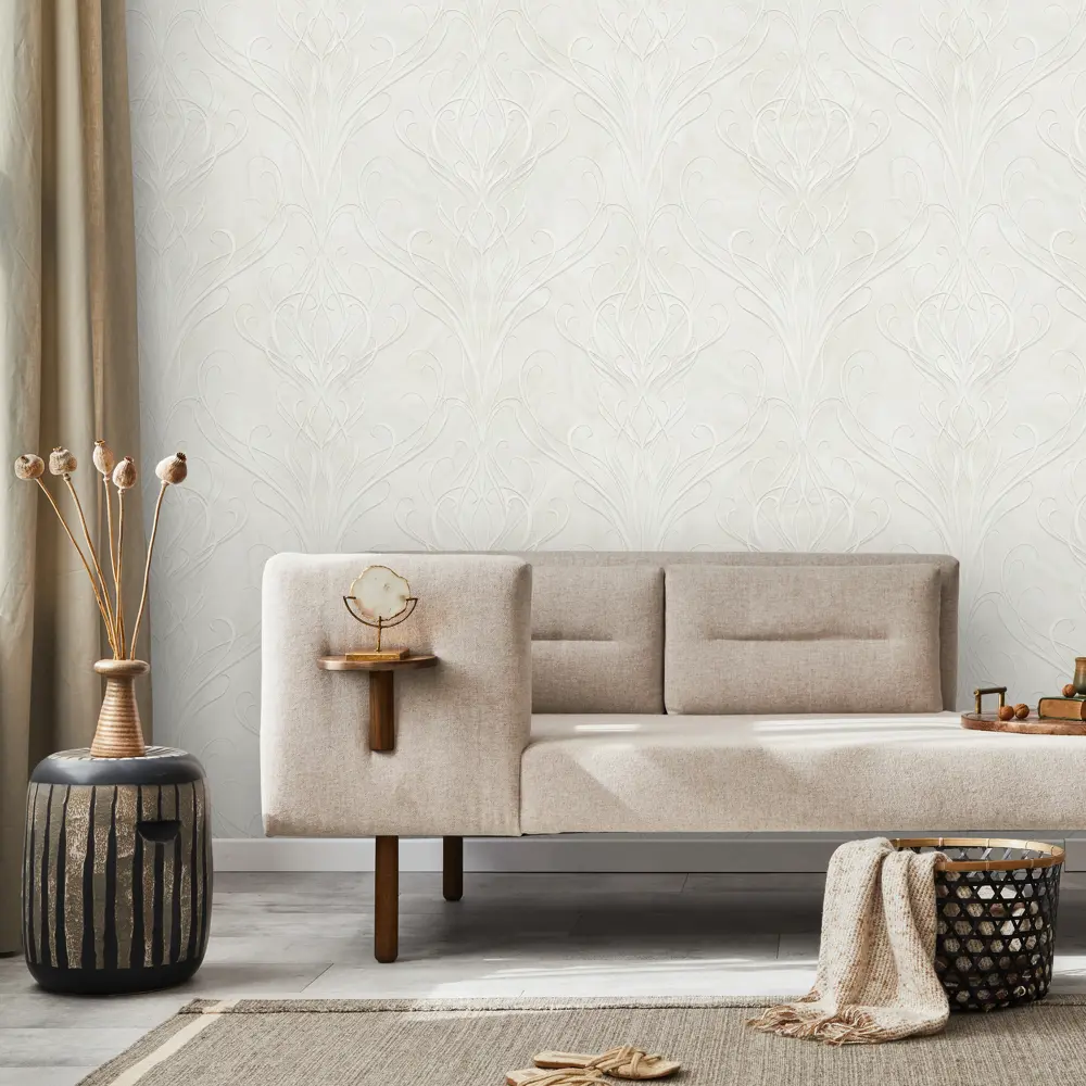 89346033 Обои флизелиновые Victoria Stenova Baccarat светло-бежевые 1.06 м VS286152 STLM-0823105 - Вид №3