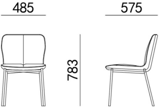 HC28 Cosmo Эргономичное кресло с тканевой обивкой  21f002  - Вид №2