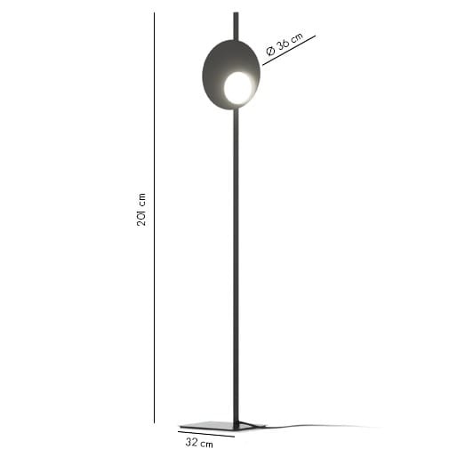 Алюминиевый светодиодный торшер AXOLIGHT Kwic ARCH-00131036 - Вид №4