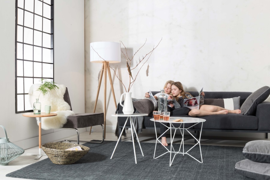 Кресло Lounge Ridge Rib желтое Zuiver 3100013 - Вид №3