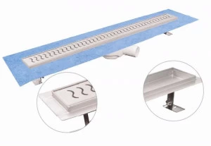 Dakota Желоб и решетка из нержавеющей стали для душа Dakua+ - filo pavimento