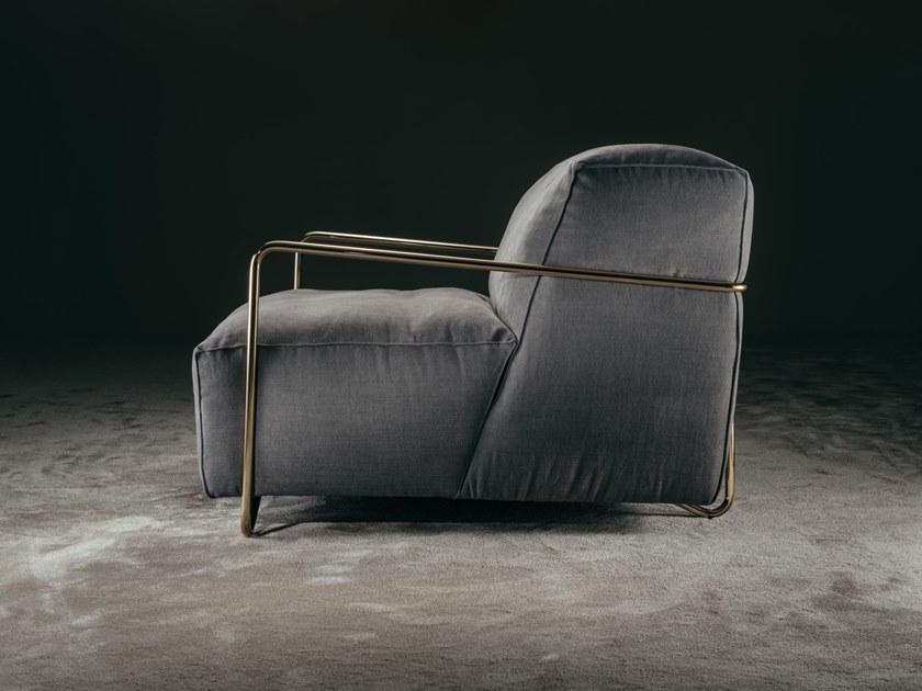 GIOPAGANI Кресло из ткани с подлокотниками Esprit noir sun-id-1369377 - Вид №4