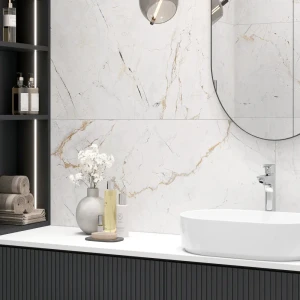 DUNA Magnum White Carving - керамогранит под мрамор 60x120 см 89424148