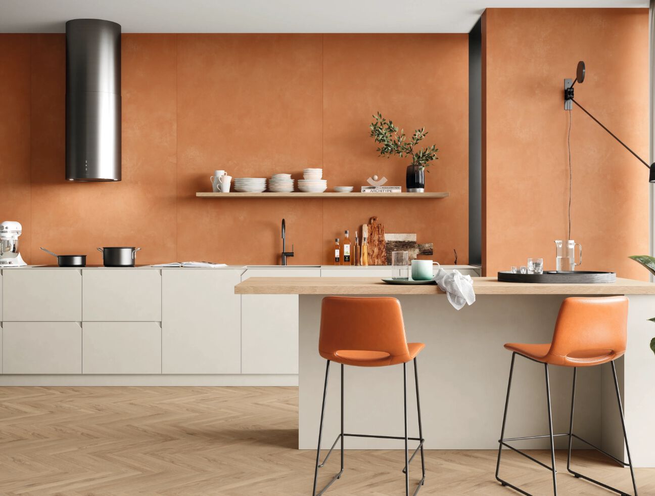 Пол / напольное покрытие из керамогранита с эффектом смолы Imola RETINA ARCH-00040652 - Вид №11