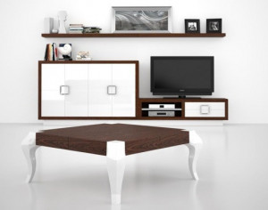 001607 Журнальный столик 80 x 80 см La Ebanisteria Agora