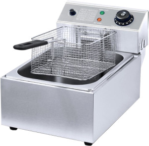 9985906 Фритюрница Viatto EF-8L-B серебристый