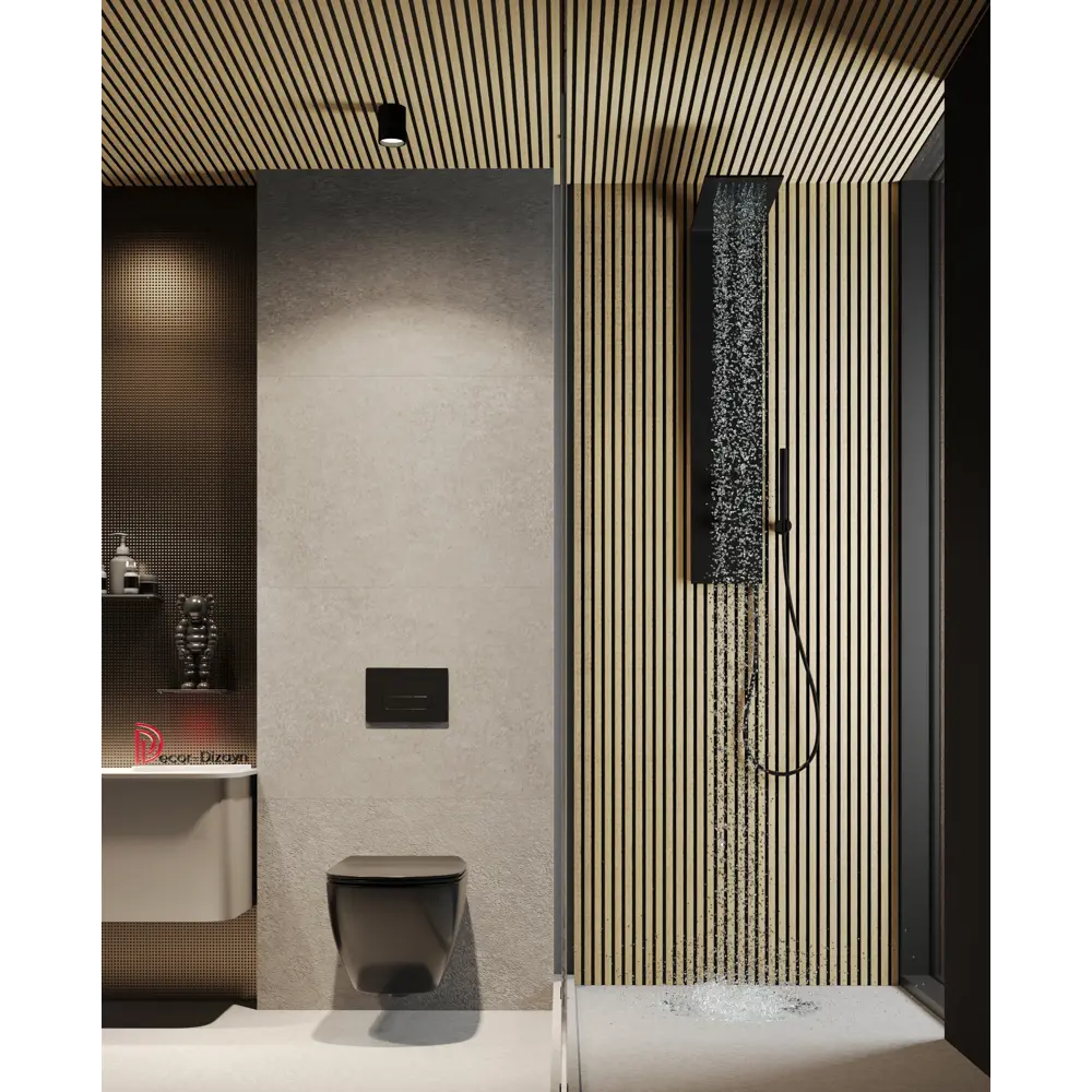 Панель стеновая Decor-Dizayn 904-63SH 10x150x3000 мм светло-бежевый 89338454 STLM-2204809  - Вид №4