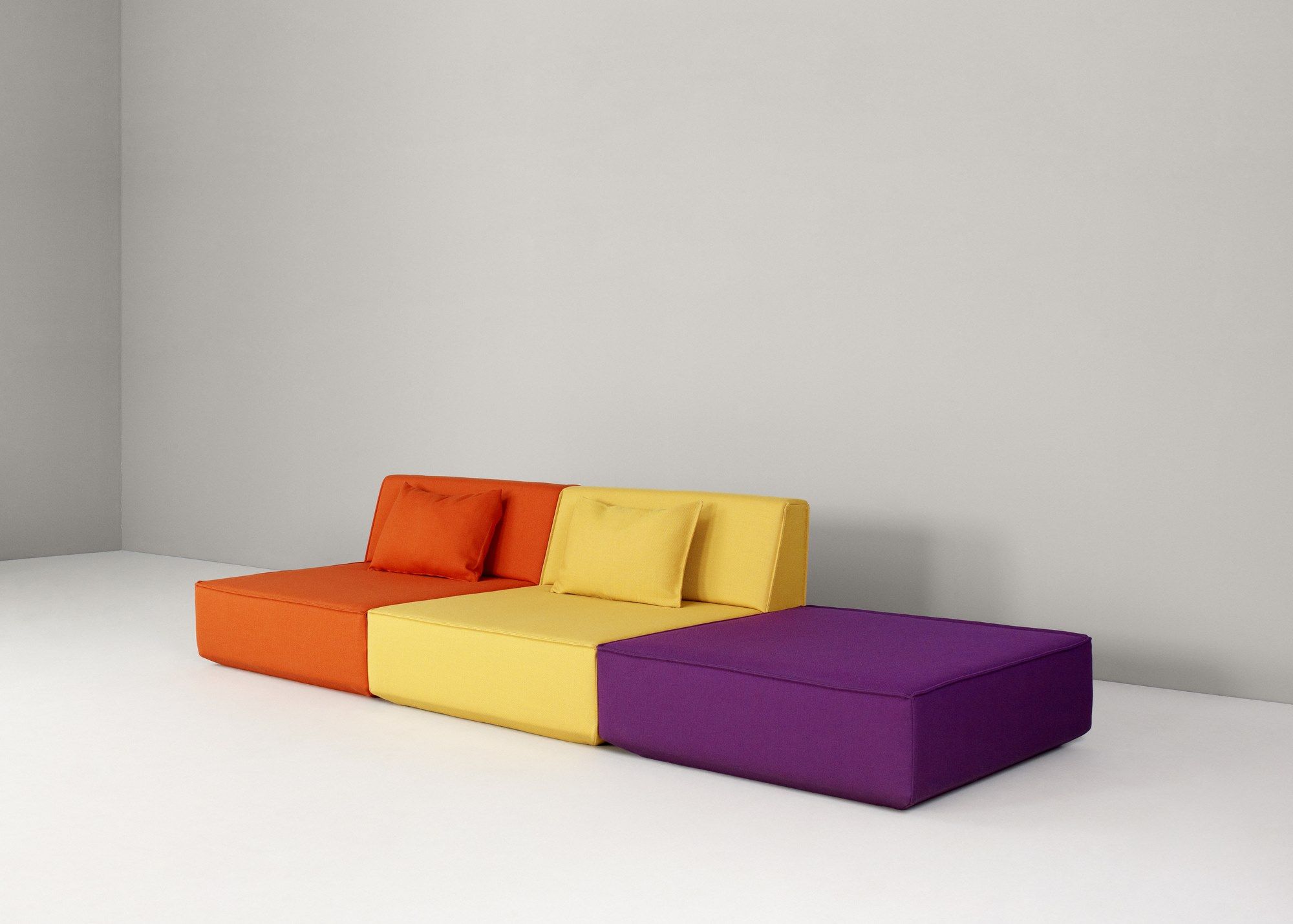 Модульный квадратный пуф из ткани Cubit by Mymito ARCH-00073733 - Вид №28