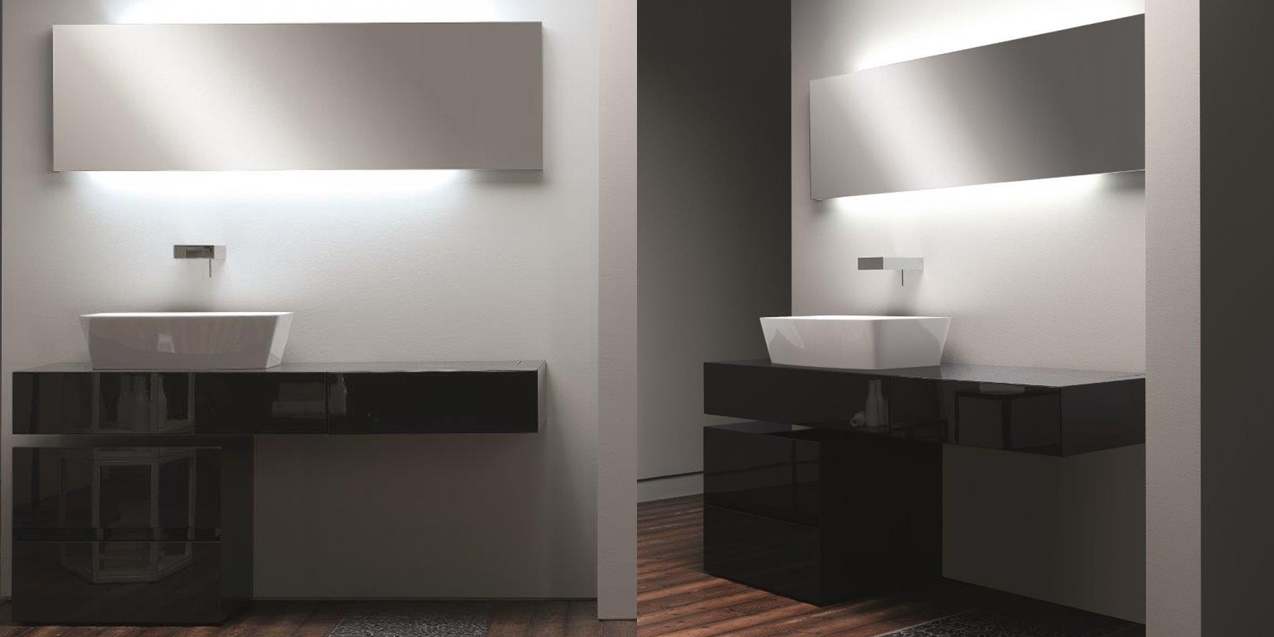 Toscoquattro Комплект мебели для ванной 05 GENESI мокко 22A15LL22C12LL08B02VB - Вид №3