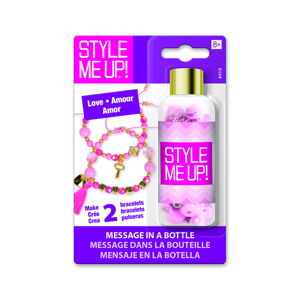 419 Набор для создания браслетов № 03 "Послание в бутылке - Любовь" STYLE ME UP 